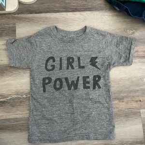 Girl Power Orange heat Tee 2T